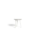 Diphano Easy-Fit Table basse Elite C ronde Ø60cm (H:56,5cm) Pieds alu - Plateau HPL White AF08 + White 2T90 