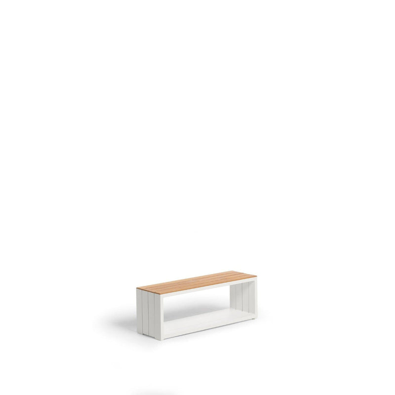 Diphano Landscape-Teak extension Table basse A avec teck White AF08 + Teck Naturel 