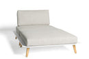 Diphano Link Chaise longue 120.01 White AF08 + Tissu Twisted Linen C709 