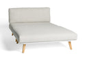 Diphano Link Chaise longue 120.02 White AF08 + Tissu Twisted Linen C709 