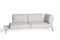 Diphano Link Corner Seat 240.03 L/R (Gauche/Droite) White AF08 + Tissu Twisted Linen C709 