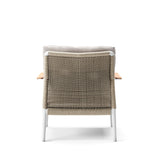 Diphano Ray Fauteuil Club Lounge avec accoudoirs en teck 