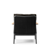Diphano Ray Fauteuil Club Lounge avec accoudoirs en teck 