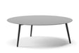 Diphano Ray Table basse Ø100cm h:33.5cm Aluminium Lava AF10 Aluminium Lava AF10 