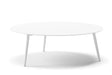Diphano Ray Table basse Ø100cm h:33.5cm Aluminium White AF08 Aluminium White AF08 