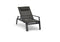 Diphano Selecta Beach Chair Transat avec accoudoirs alu Lava AF10 + Toile Batyline Cafe T131 