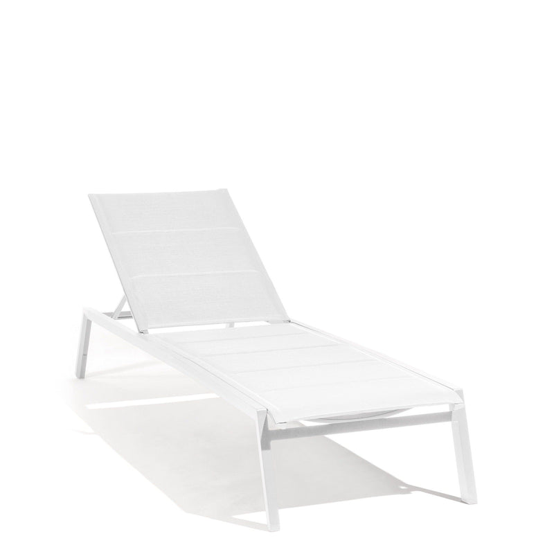 Diphano Selecta Chaise longue sans accoudoirs White AF08 + Toile simple White T008 