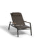 Diphano Selecta Deck chair Transat avec repose-pieds et accoudoirs en teck Lava AF10 + Toile simple Sand T133 