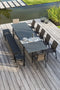 Diphano Selecta Table à rallonge 225-345x108cm 