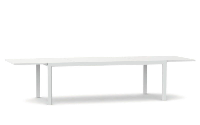 Diphano Selecta Table à rallonge 225-345x108cm White AF08 + Céramique White 1K01 