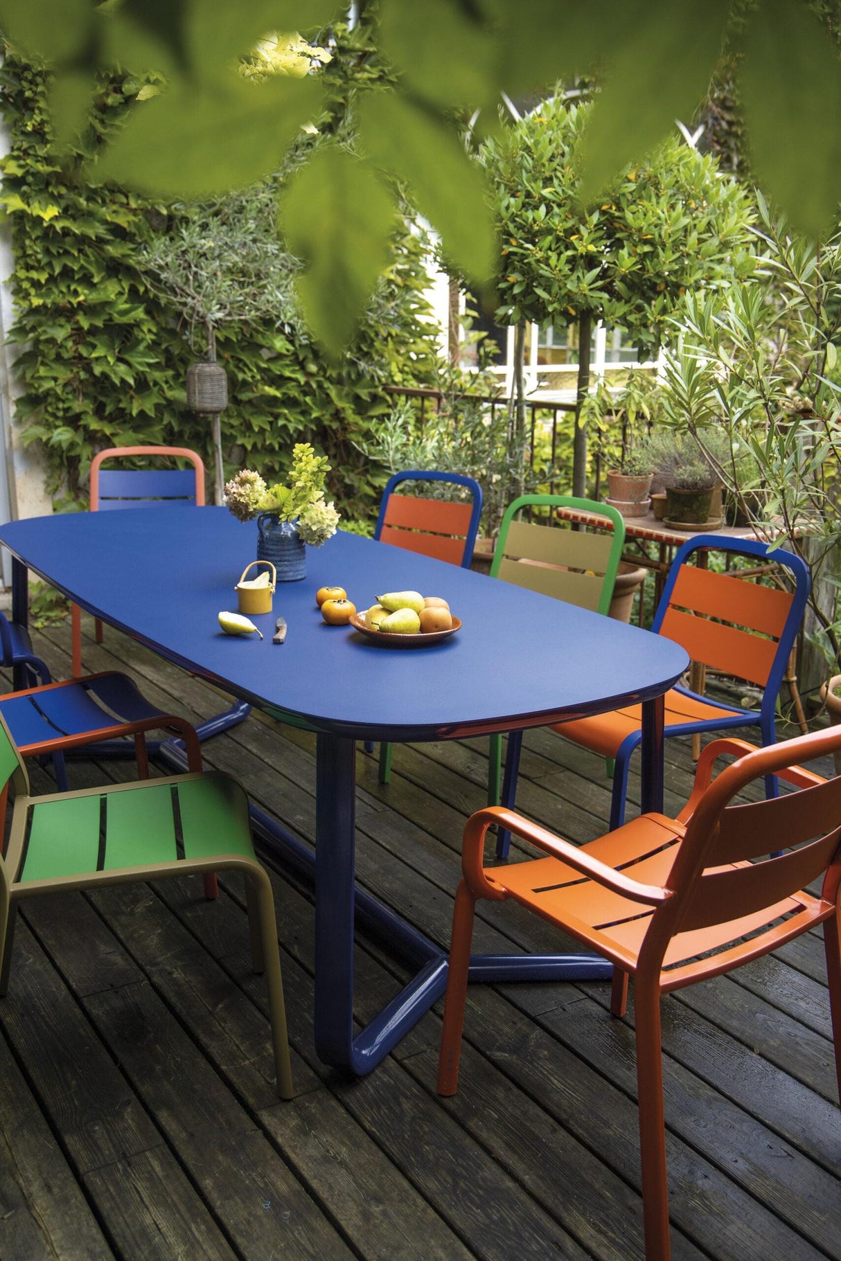 Ego Paris Marumi Chaise repas empilable Alu 