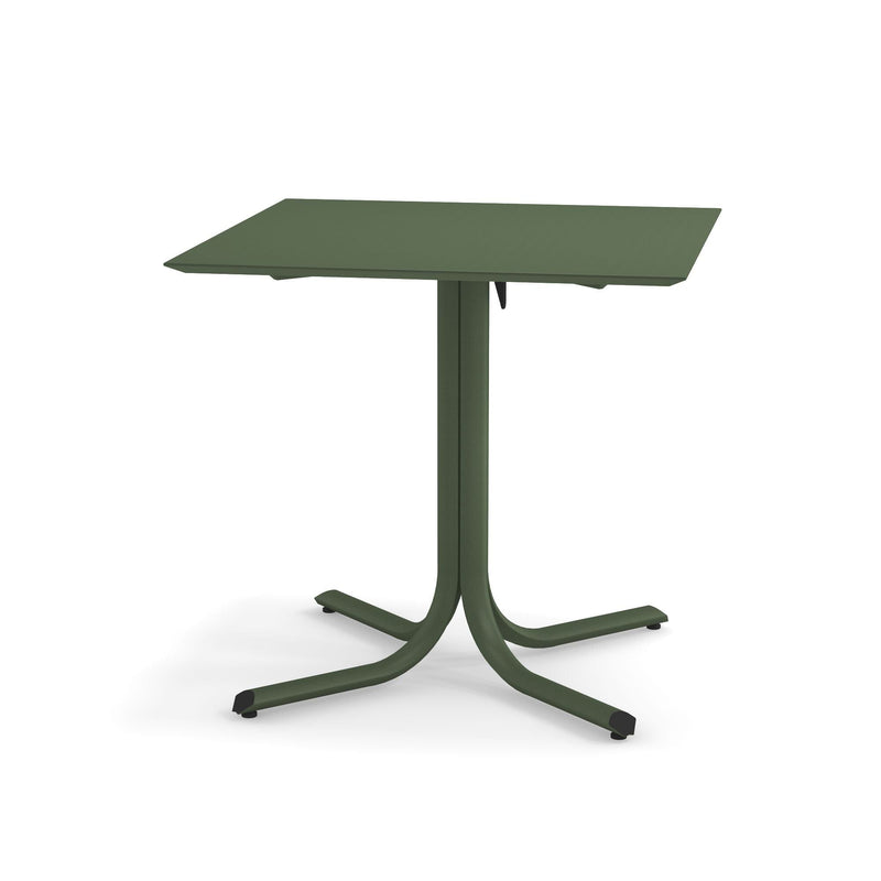 Emu 1132 Table Système Table Rabattable 80x80cm Bords bas 