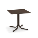 Emu 1132 Table Système Table Rabattable 80x80cm Bords bas Indian Brown 41 