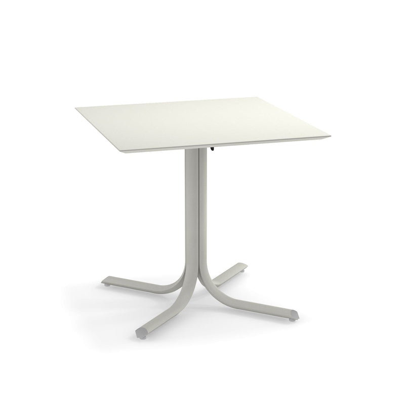 Emu 1132 Table Système Table Rabattable 80x80cm Bords bas Matt White 23 