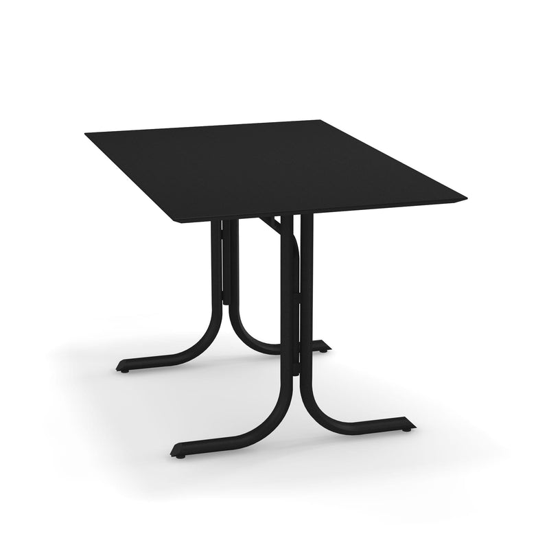Emu 1133 Table Système Table Rabattable 120x80cm Bords bas Black 24 