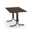 Emu 1133 Table Système Table Rabattable 120x80cm Bords bas Indian Brown 41 