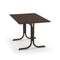 Emu 1133 Table Système Table Rabattable 120x80cm Bords bas Indian Brown 41 