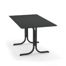 Emu 1134 Table Système Table Rabattable 140x80cm Bords bas Antique Iron 22 