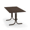 Emu 1134 Table Système Table Rabattable 140x80cm Bords bas Indian Brown 41 