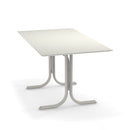 Emu 1134 Table Système Table Rabattable 140x80cm Bords bas Matt White 23 