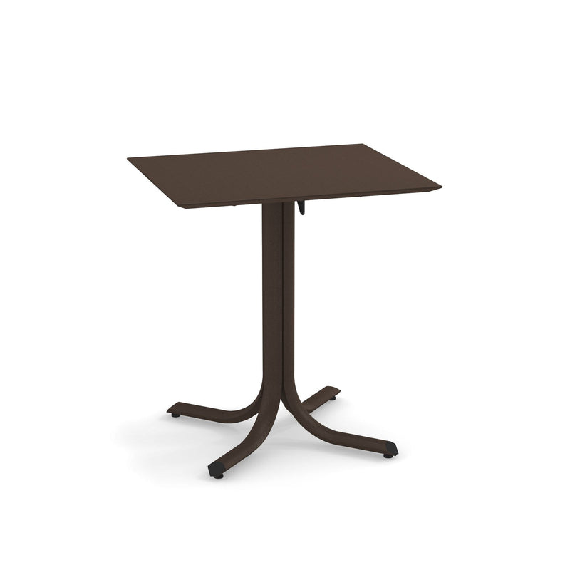 Emu 1135 Table Système Table Rabattable 60x70cm Bords bas Indian Brown 41 