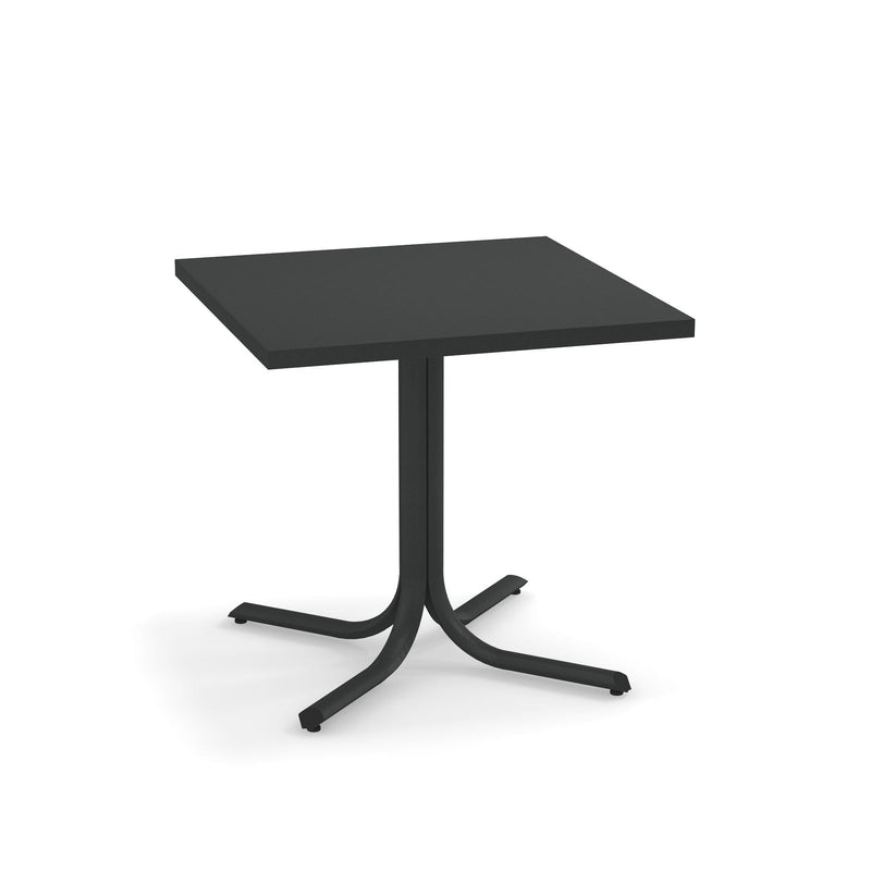 Emu 1138 Table Système Table Rabattable 80x80cm Bords carrés Antique Iron 22 