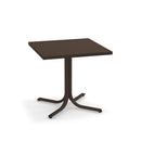 Emu 1138 Table Système Table Rabattable 80x80cm Bords carrés Indian Brown 41 