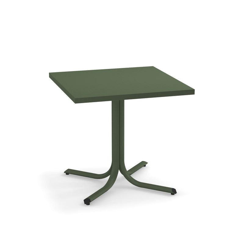 Emu 1138 Table Système Table Rabattable 80x80cm Bords carrés Military Green 17 
