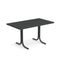 Emu 1141 Table Système Table Rabattable 140x80cm Bords carrés Antique Iron 22 