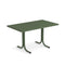 Emu 1141 Table Système Table Rabattable 140x80cm Bords carrés Military Green 17 