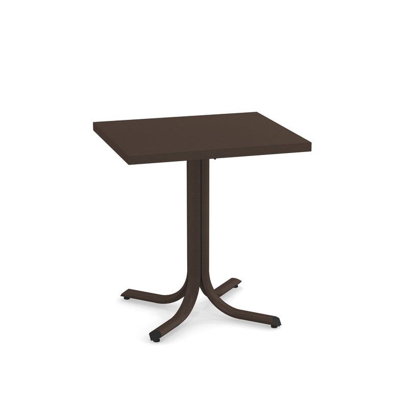 Emu 1142 Table Système Table Rabattable 60x70cm Bords carrés Indian Brown 41 