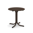 Emu 1154 Table Système Table Fixe ronde Ø71cm Bords arrondis Indian Brown 41 
