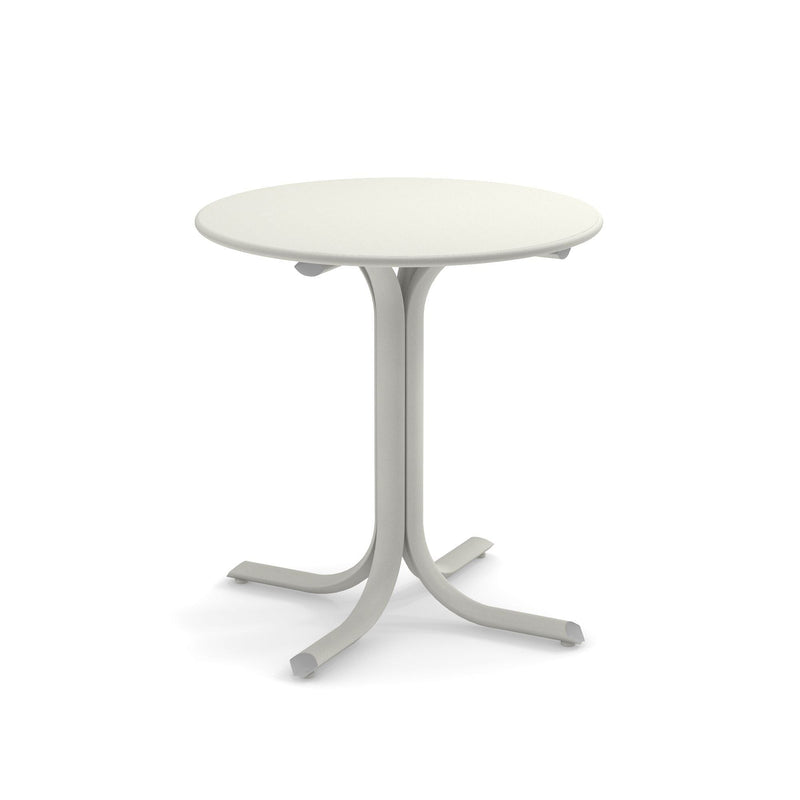 Emu 1154 Table Système Table Fixe ronde Ø71cm Bords arrondis Matt White 23 