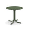 Emu 1156 Table Système Table Fixe ronde Ø117cm Bords arrondis Military Green 17 