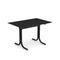 Emu 1163 Table Système Table Fixe 120x80cm Bords bas Black 24 