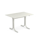 Emu 1163 Table Système Table Fixe 120x80cm Bords bas Matt White 23 