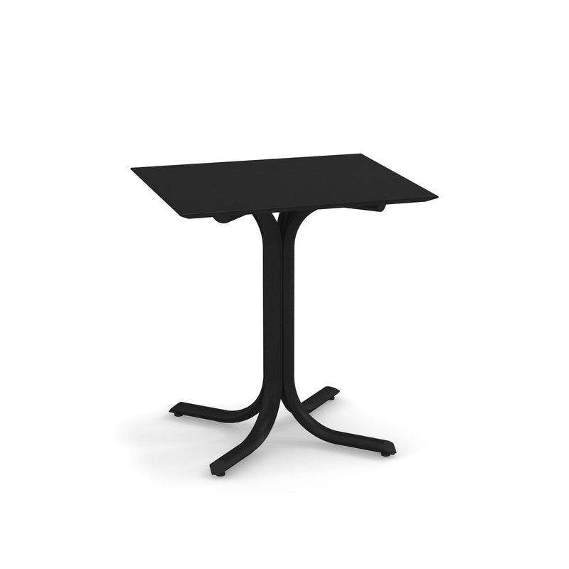 Emu 1164 Table Système Table Fixe 60x70cm Bords bas Black 24 