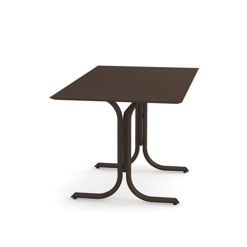 Emu 1165 Table Système Table Fixe 140x80cm Bords bas 