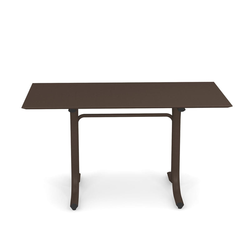 Emu 1165 Table Système Table Fixe 140x80cm Bords bas 