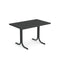 Emu 1172 Table Système Table Rabattable 120x80cm Bords carrés Antique Iron 22 