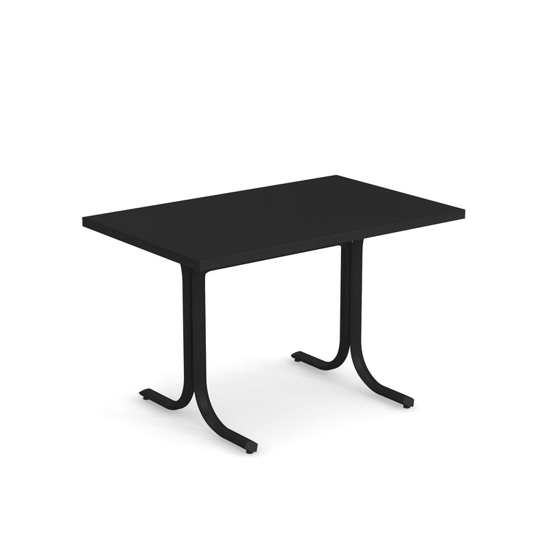 Emu 1172 Table Système Table Rabattable 120x80cm Bords carrés Black 24 