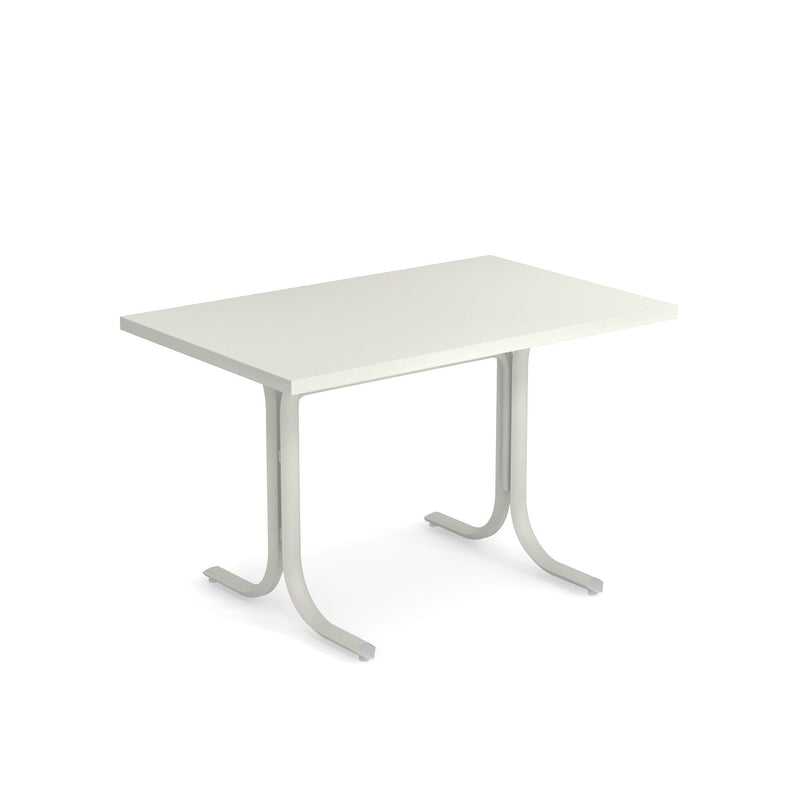 Emu 1172 Table Système Table Rabattable 120x80cm Bords carrés Matt White 23 