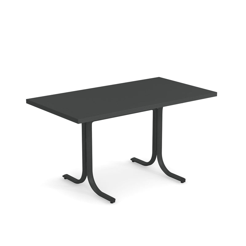Emu 1174 Table Système Table Rabattable 140x80cm Bords carrés Antique Iron 22 