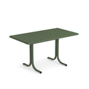 Emu 1174 Table Système Table Rabattable 140x80cm Bords carrés Military Green 17 