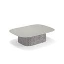 Emu 1224 Carousel Table basse 110x80cm Cement 73 / Corde Melange Grey 18 