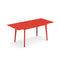 Emu 3484 Plus4 Balcony Table repas à Rallonge 120+52x80cm Scarlet Red 50 