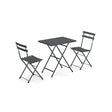 Emu 3513 Arc-en-ciel Set Table et 2 Chaises Antique Iron 22 