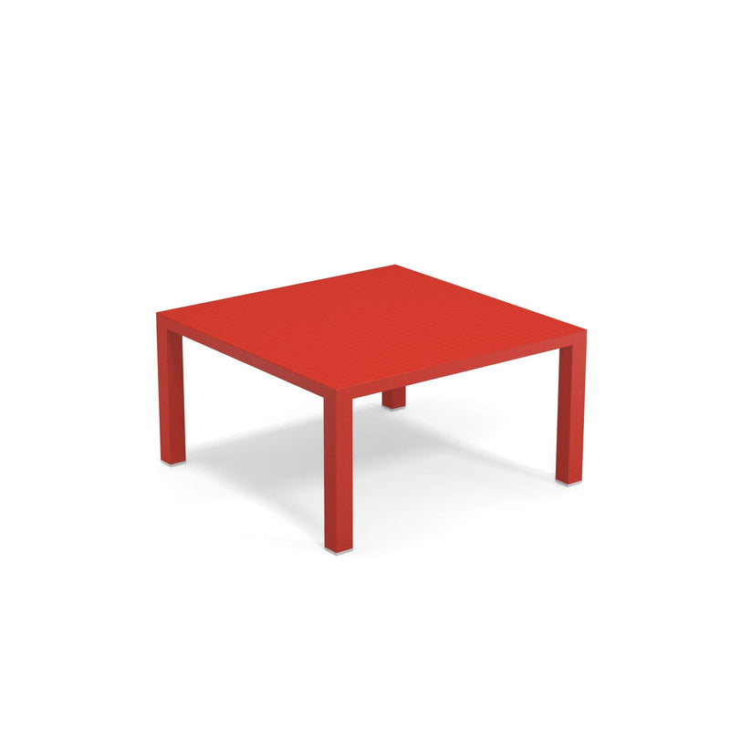 Emu 477 Round Table basse 80x80cm Scarlet Red 50 