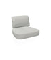 Emu C/6055 Coussin Assise et Dossier pour Fauteuil Lounge 1-Seater Twins Standard SMALL WEFT WHITE Polypropylène 900/71 