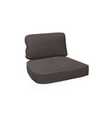 Emu C/6057 Coussin Assise et Dossier Gauche pour Canapé 2/3 places Twins Standard BLACK Polypropylène 900/05 
